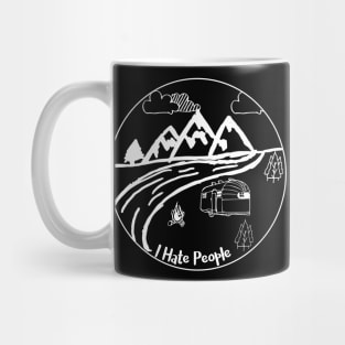 I hate People Airstream camper Mug